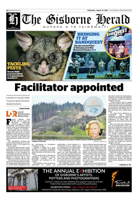 Cover of The Gisborne Herald
