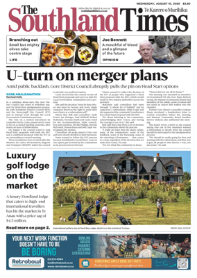 Cover of The Southland Times