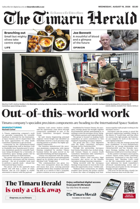 Cover of The Timaru Herald