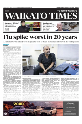 Cover of Waikato Times