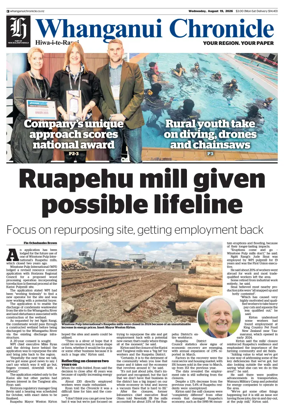 Cover of Whanganui Chronicle