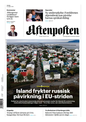 Cover of Aftenposten