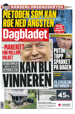 Cover of Dagbladet