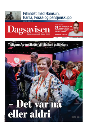 Cover of Dagsavisen