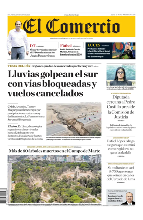 Cover of Diario El Comercio