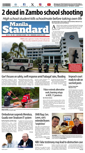 Cover of Manila Standard