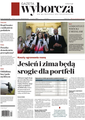 Cover of Gazeta Wyborcza