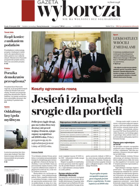 Cover of Gazeta Wyborcza Stoleczna