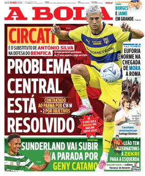 Cover of A BOLA (Portuguese)