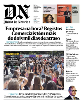 Cover of Diario de Noticias