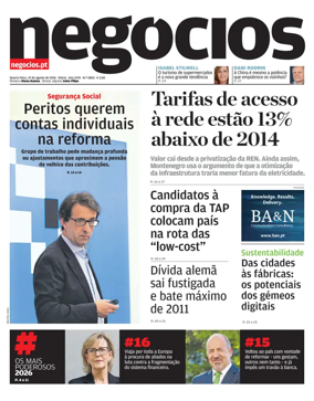 Cover of Jornal de Negocios