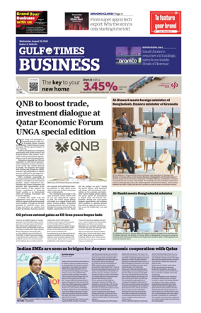 Cover of Gulf Times Business