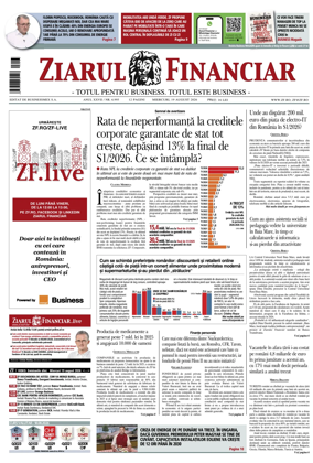 Cover of Ziarul Financiar