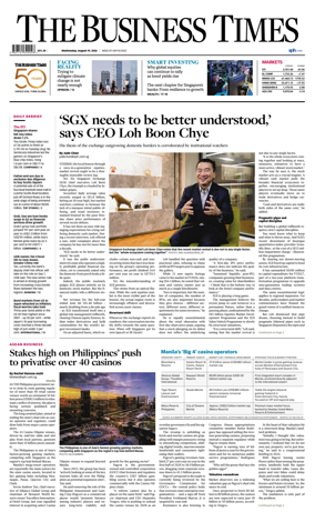 Cover of The Business Times