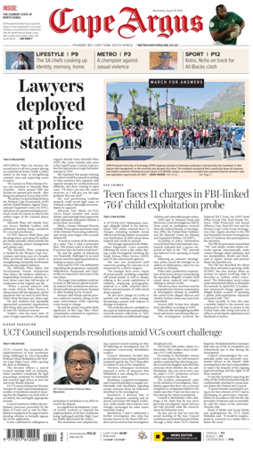 Cover of Cape Argus (PM Edition)
