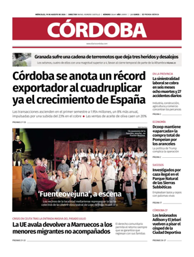 Cover of Diario Cordoba