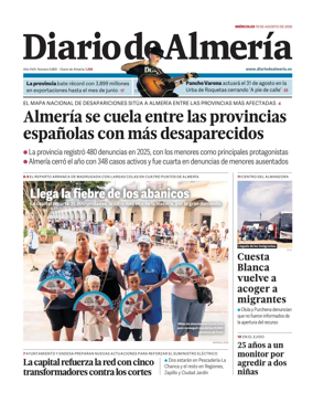 Cover of Diario de Almeria