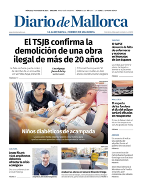 Cover of Diario de Mallorca