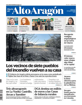 Cover of Diario del Alto Aragon