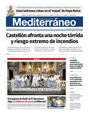 Cover of El Periodico Mediterraneo