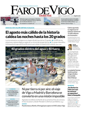 Cover of Faro de Vigo (Ourense)