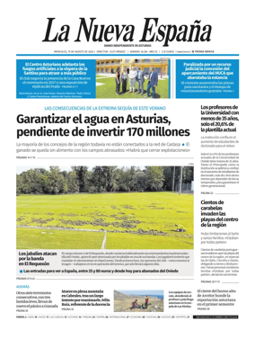 Cover of La Nueva Espana (Oviedo)