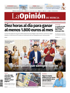 Cover of La Opinion de Murcia