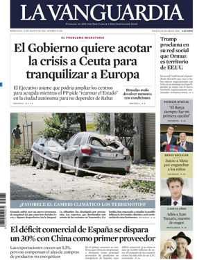 Cover of La Vanguardia (1st Edition)