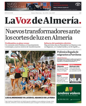 Cover of La Voz de Almeria