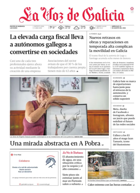 Cover of La Voz de Galicia (Barbanza)