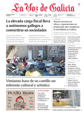 Cover of La Voz de Galicia (Carballo)
