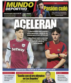 Cover of Mundo Deportivo (Gipuzkoa)