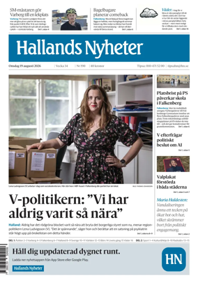 Cover of Hallands Nyheter