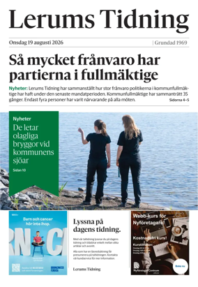 Cover of Lerums Tidning