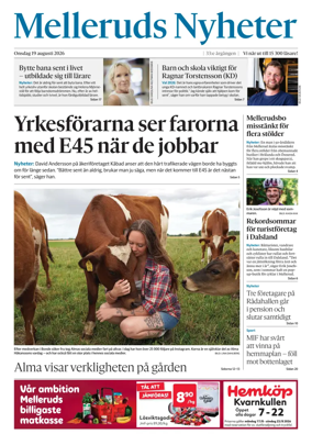 Cover of Melleruds Nyheter