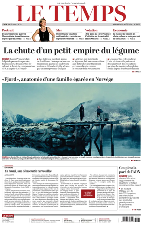 Cover of Le Temps