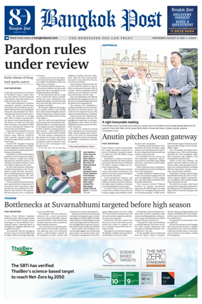 Cover of Bangkok Post