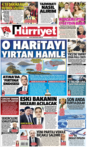 Cover of Hurriyet