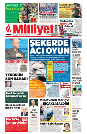 Cover of Milliyet