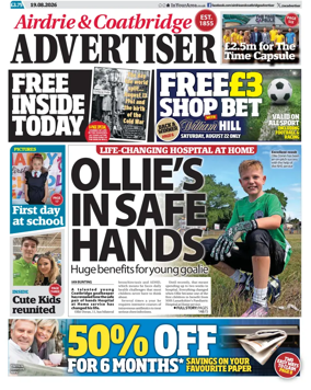 Cover of Airdrie & Coatbridge Advertiser