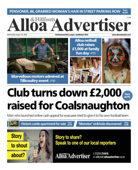 Cover of Alloa Advertiser