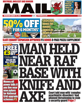 Cover of Bangor Mail