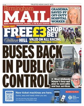 Cover of Birmingham Mail