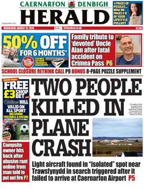 Cover of Caernarfon Herald