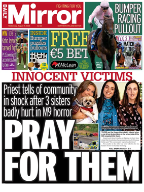 Cover of Daily Mirror (Northern Ireland)