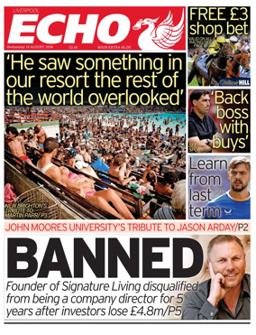 Cover of Liverpool Echo