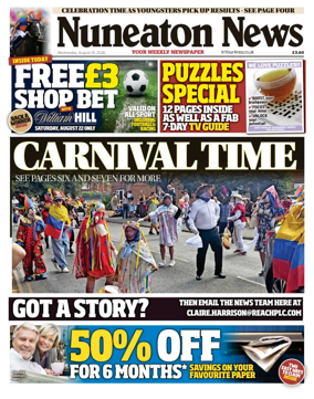 Cover of Nuneaton News
