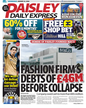 Cover of Paisley Daily Express