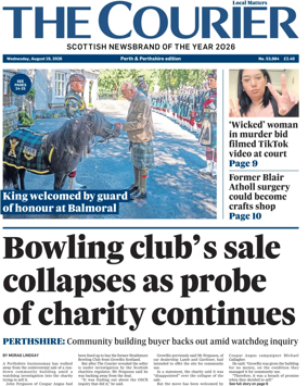 Cover of The Courier & Advertiser (Perth and Perthshire Edition)