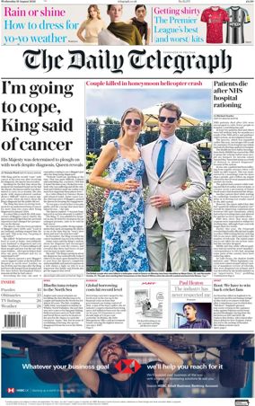 Cover of The Daily Telegraph